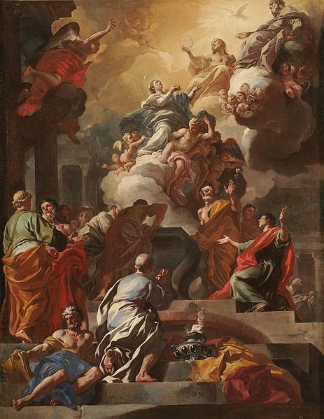 Francesco Solimena LAssomption et le Couronnement de la Vierge